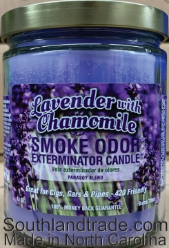 Smoke Odor Exterminator Candle Lavender with Chamomile 13oz
